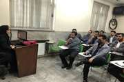 برگزاری جلسه آموزشی در راستای روز شمار هفته ملی جمعیت (شرکت های خصوصی و جوانی جمعیت) در کارخانه تعمیر لوکوموتیو شهرستان اسلامشهر